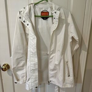White Merrell Rain Jacket Opti-shell size Medium